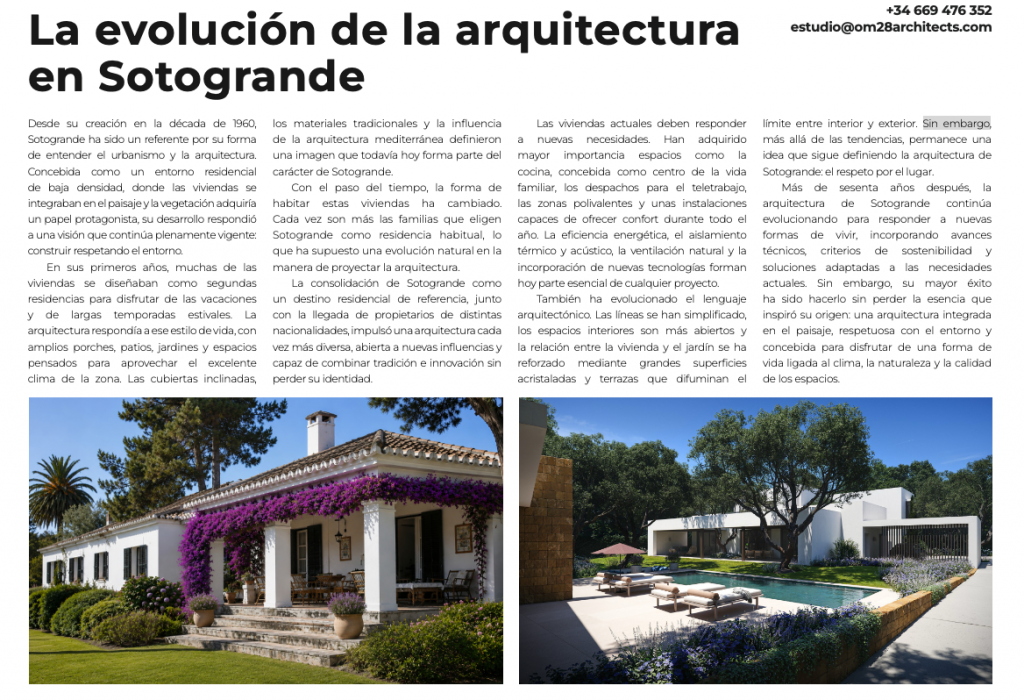 arquitectura sotogrande antonio Olid