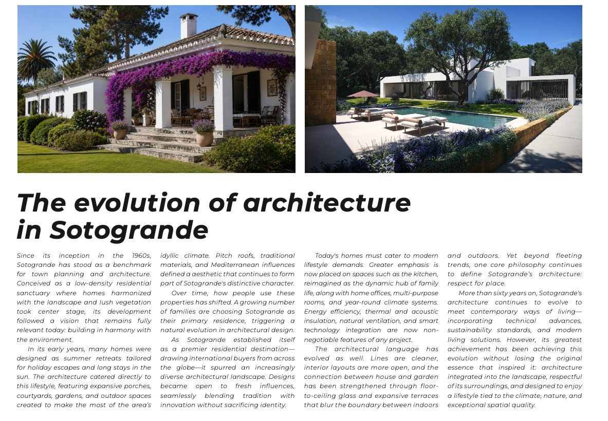 arquitectura sotogrande Antonio Olid ingles
